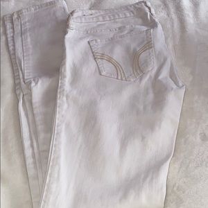 Hollister white jeans